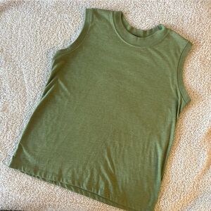 Richer Poorer Women’s Easy Muscle Tank - Olive Army in Size Small